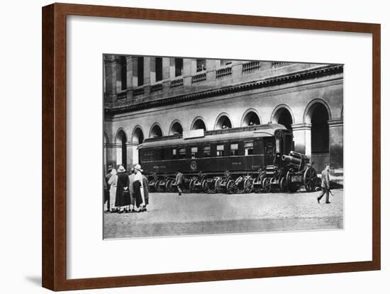 Railway Carriage in Which the Armistice Ending World War I Was Signed, C1918-null-Framed Giclee Print