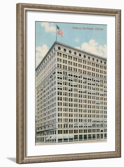 Railway Exchange Building-null-Framed Art Print