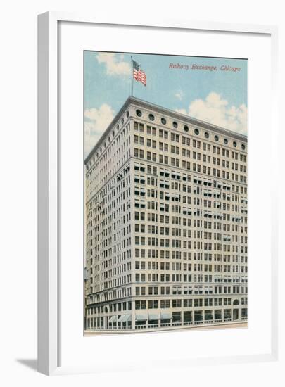 Railway Exchange Building-null-Framed Art Print