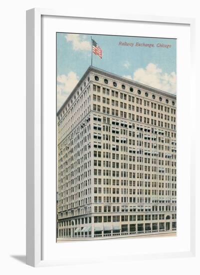 Railway Exchange Building-null-Framed Art Print