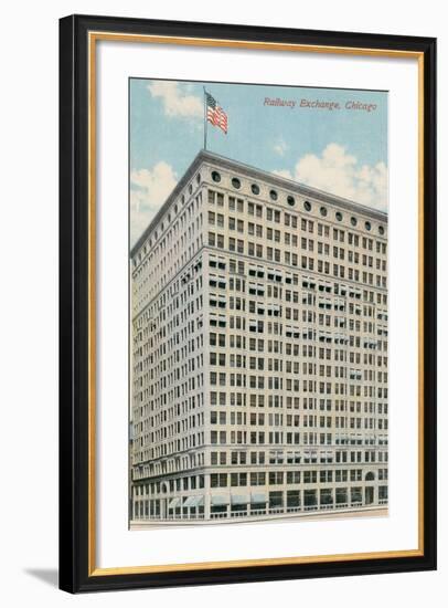 Railway Exchange Building-null-Framed Art Print