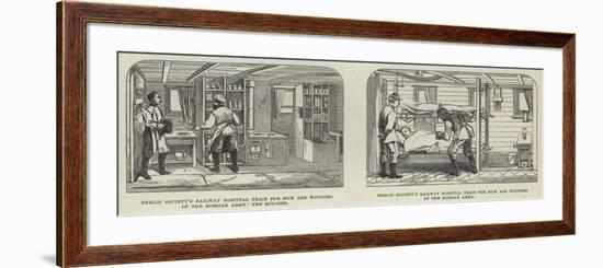 Railway Hospital Train-null-Framed Giclee Print