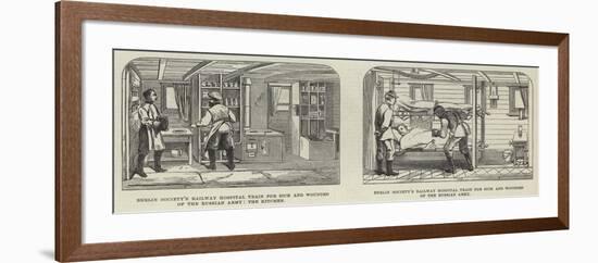 Railway Hospital Train-null-Framed Giclee Print