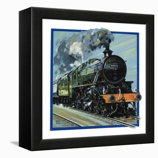 Railway Locomotive-John S^ Smith-Framed Premier Image Canvas
