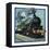 Railway Locomotive-John S^ Smith-Framed Premier Image Canvas