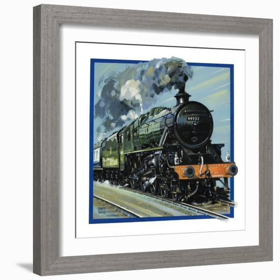 Railway Locomotive-John S^ Smith-Framed Giclee Print