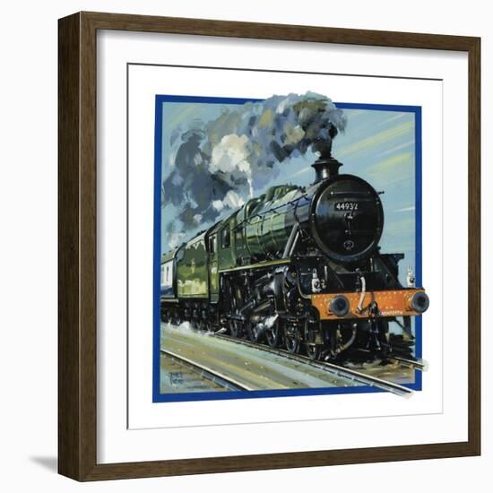 Railway Locomotive-John S^ Smith-Framed Giclee Print