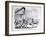 Railway Mania Cartoon 0F 1845-null-Framed Giclee Print