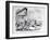 Railway Mania Cartoon 0F 1845-null-Framed Giclee Print