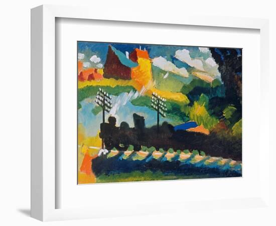 Railway Near Murnau, 1909-null-Framed Giclee Print