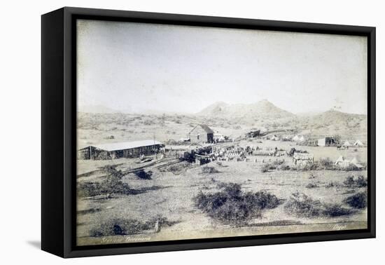 Railway Station at Dogali, Eritrea, Italian Colonialism in East Africa-null-Framed Premier Image Canvas