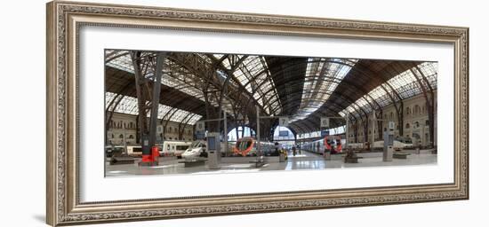 Railway station, Barcelone-Franca, Barcelona, Catalonia, Spain-null-Framed Photographic Print