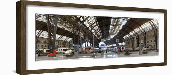 Railway station, Barcelone-Franca, Barcelona, Catalonia, Spain-null-Framed Photographic Print