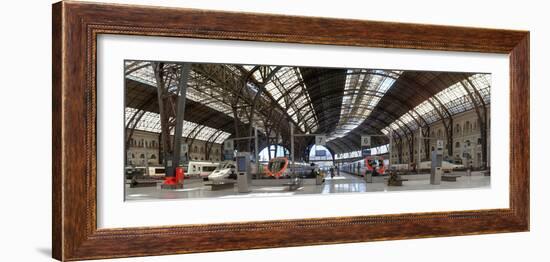 Railway station, Barcelone-Franca, Barcelona, Catalonia, Spain-null-Framed Photographic Print