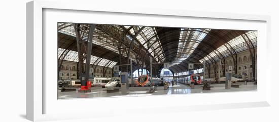 Railway station, Barcelone-Franca, Barcelona, Catalonia, Spain-null-Framed Photographic Print