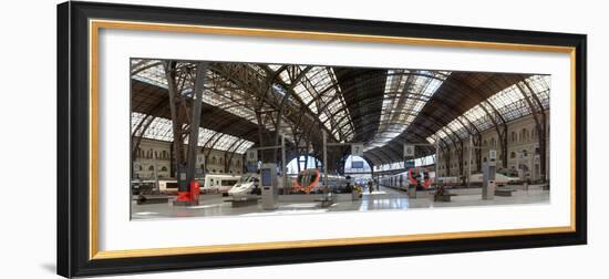 Railway station, Barcelone-Franca, Barcelona, Catalonia, Spain-null-Framed Photographic Print