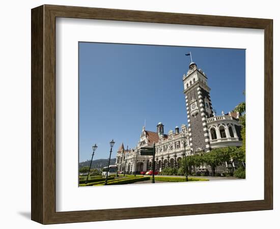 Railway Station, Dunedin, Otago, South Island, New Zealand, Pacific-Michael Snell-Framed Photographic Print