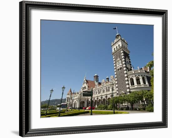 Railway Station, Dunedin, Otago, South Island, New Zealand, Pacific-Michael Snell-Framed Photographic Print