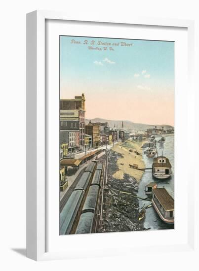 Railway Station, Wheeling, West Virginia-null-Framed Art Print