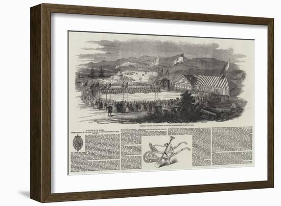 Railways in Spain, Commencement of Line of Isabel Ii, from Santander to Alar Del Rey-null-Framed Giclee Print