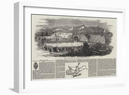 Railways in Spain, Commencement of Line of Isabel Ii, from Santander to Alar Del Rey-null-Framed Giclee Print