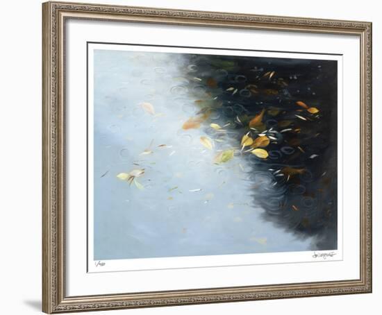 Rain and Leaves-Jan Wagstaff-Framed Giclee Print