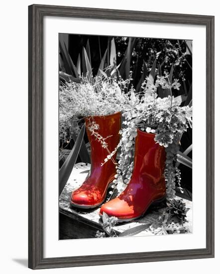 Rain Boots Border-Emily Navas-Framed Photographic Print