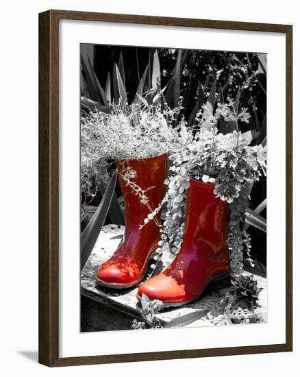 Rain Boots Border-Emily Navas-Framed Photographic Print