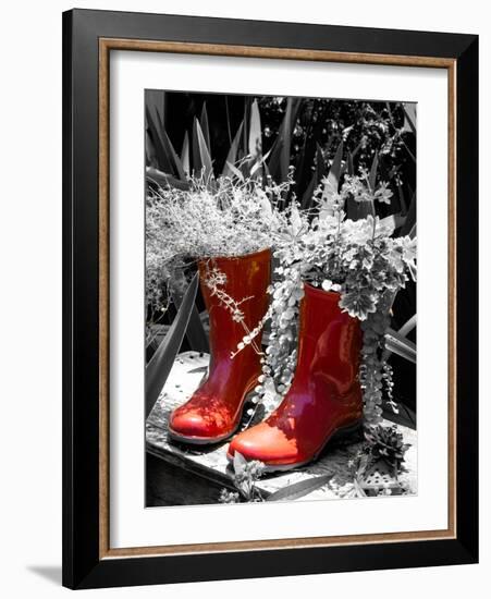 Rain Boots Border-Emily Navas-Framed Photographic Print