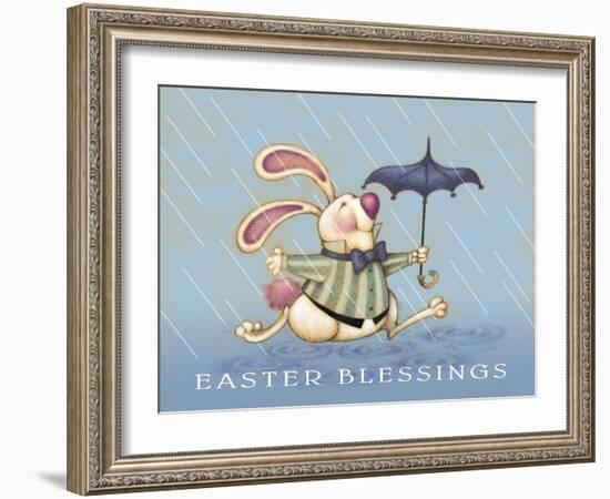 Rain Bunny-Margaret Wilson-Framed Giclee Print