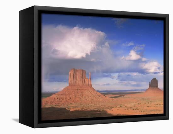 Rain Cloud Over Monument Valley, Utah, USA-David Noton-Framed Premier Image Canvas