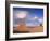 Rain Cloud Over Monument Valley, Utah, USA-David Noton-Framed Photographic Print