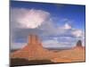 Rain Cloud Over Monument Valley, Utah, USA-David Noton-Mounted Photographic Print