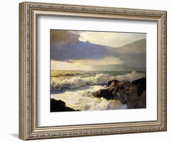 Rain Clouds and Sea-Frederick Judd Waugh-Framed Giclee Print