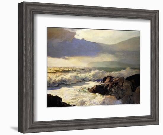 Rain Clouds and Sea-Frederick Judd Waugh-Framed Giclee Print