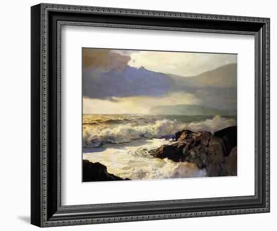 Rain Clouds and Sea-Frederick Judd Waugh-Framed Giclee Print