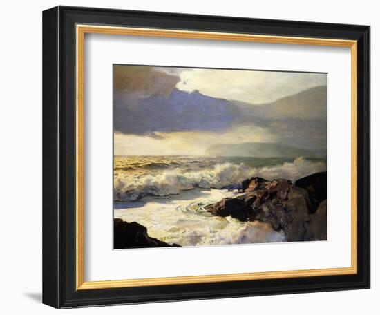 Rain Clouds and Sea-Frederick Judd Waugh-Framed Giclee Print