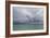 Rain Clouds and Thunderstorm at Sea.-Stephen Frink-Framed Photographic Print