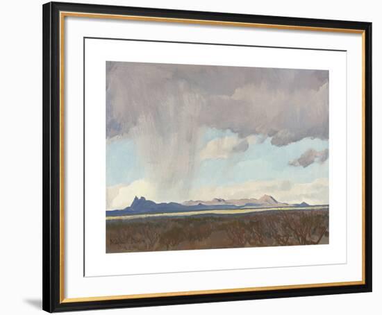 Rain for the Gulf-Maynard Dixon-Framed Premium Giclee Print