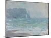Rain in Étretat-Claude Monet-Mounted Giclee Print
