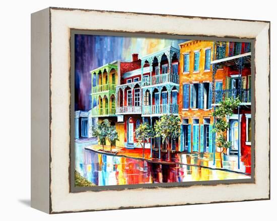 Rain in Old New Orleans-Diane Millsap-Framed Stretched Canvas
