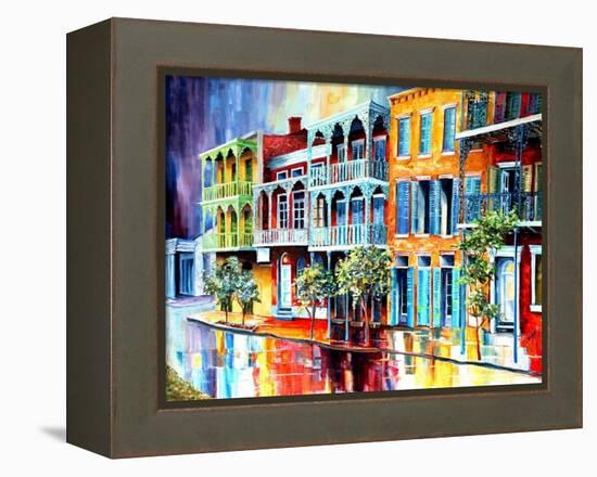 Rain in Old New Orleans-Diane Millsap-Framed Stretched Canvas