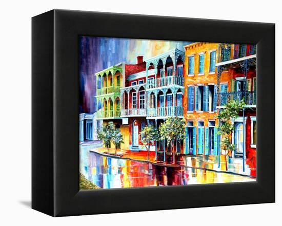 Rain in Old New Orleans-Diane Millsap-Framed Stretched Canvas