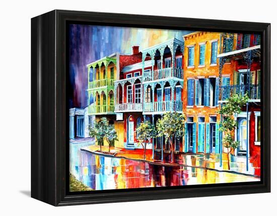 Rain in Old New Orleans-Diane Millsap-Framed Stretched Canvas