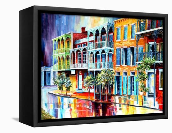 Rain in Old New Orleans-Diane Millsap-Framed Stretched Canvas