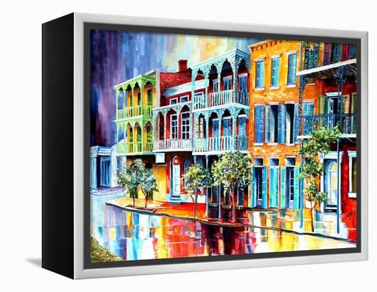 Rain in Old New Orleans-Diane Millsap-Framed Stretched Canvas