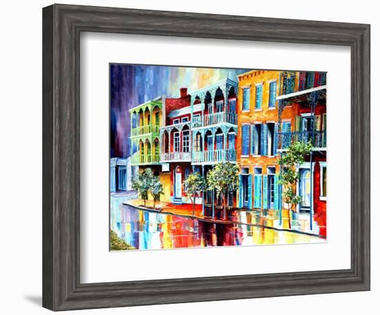 Rain in Old New Orleans-Diane Millsap-Framed Art Print