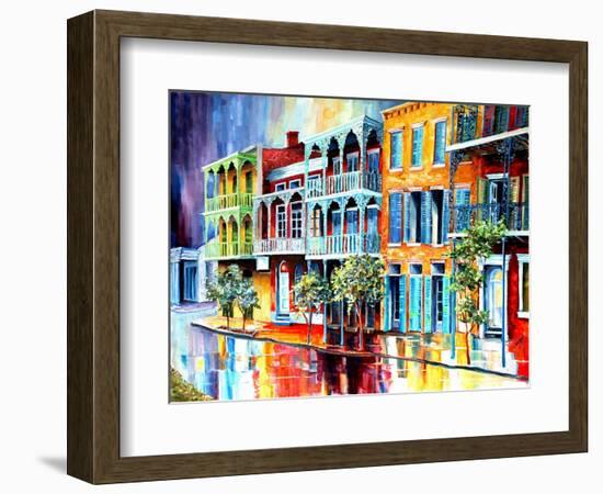 Rain in Old New Orleans-Diane Millsap-Framed Art Print