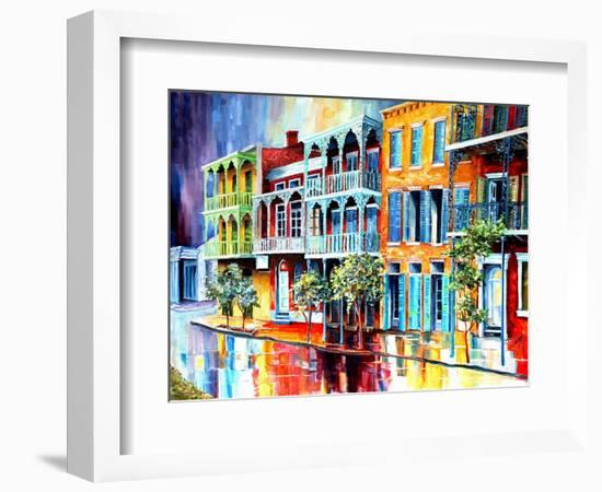 Rain in Old New Orleans-Diane Millsap-Framed Art Print