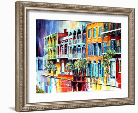 Rain in Old New Orleans-Diane Millsap-Framed Art Print